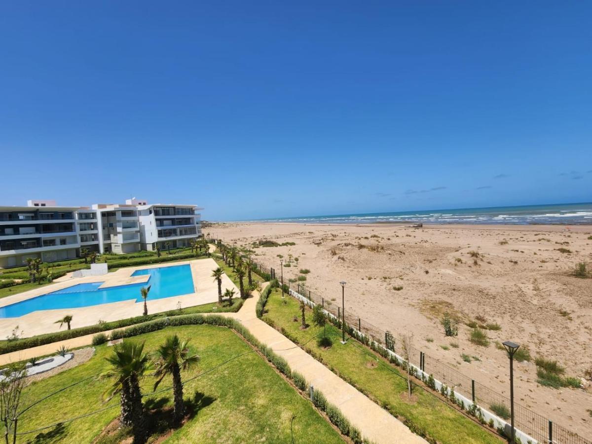 Sidi Rahal Blue View, Beachfront Wide Seaview With Pool Exterior foto